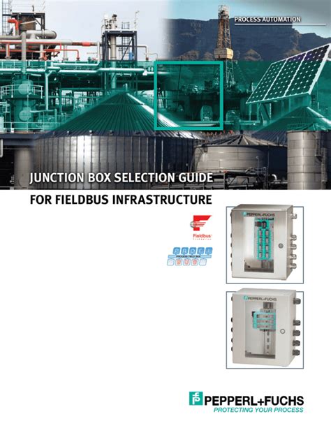 Process junction boxes for fieldbus installations 